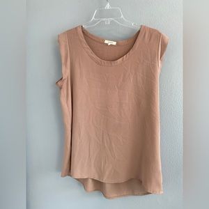 Pleione tan tank top